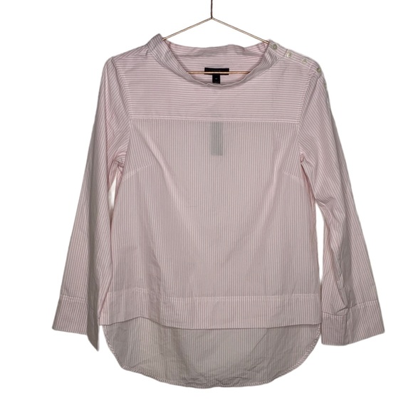 J. Crew Tops - NWT J.crew Funnel Neck Stripe Top